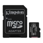 Cartão Memória Micro Sd Kingston 64gb MicroSd 100Mbs e Adapt