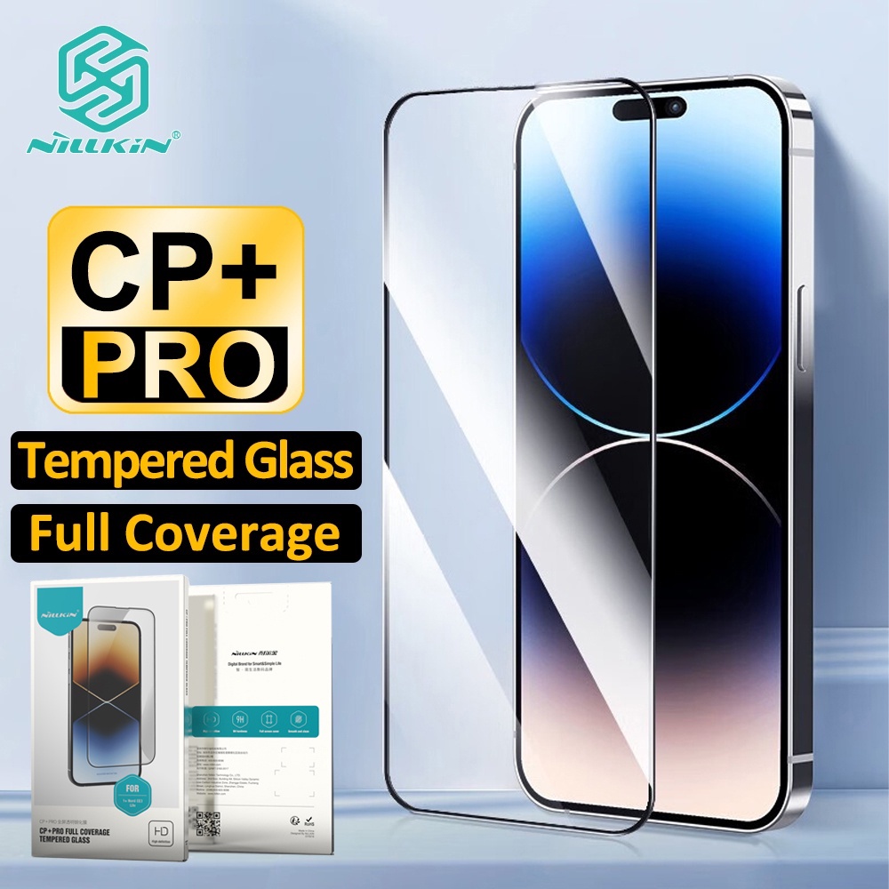 Nillkin 9H Vidro Temperado À Prova De Explosão Para iPhone 15 Pro Max 15 Plus Protetor De Tela Anti-Reflexo De Cobertura Total