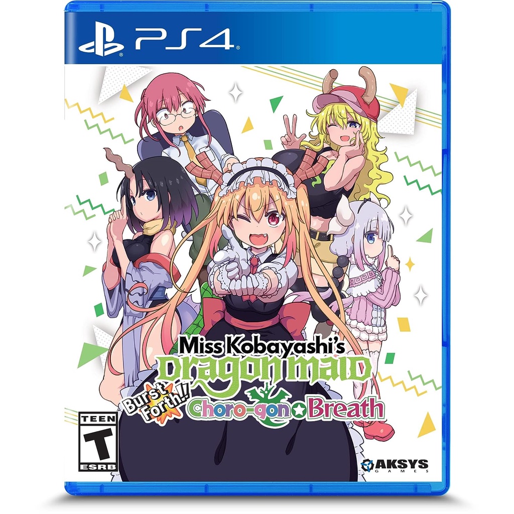 Miss Kobayashis Dragon Maid Burst Forth Choro-gon Breath PS4 Midia Fisica