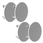 Kit 4 Arandelas JBL 6CO3R+ Redonda Branca - 70 Watts RMS