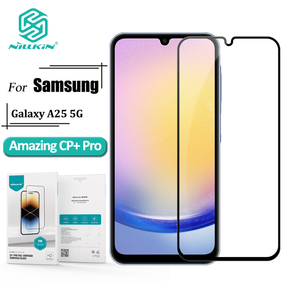 Tela NILLKIN CP + Pro Série Vidro Temperado Para Samsung Galaxy A25 5G 9H Anti Explosão Protetor De