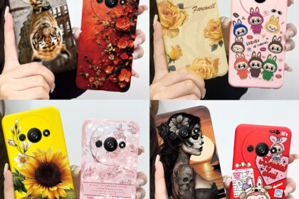 Para Xiaomi Redmi A3 A3X Poco C61 Flor Bonita Labu Impressão Caixa Do Telefone RedmiA3 A 3 4G 2024 Doce Cor Macio Silico
