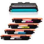 Kit Toner Compatível e Fotocondutor CE310A CE311A CE312A CE313A CE314A 126A | CP1025 CP1025NW CP1020