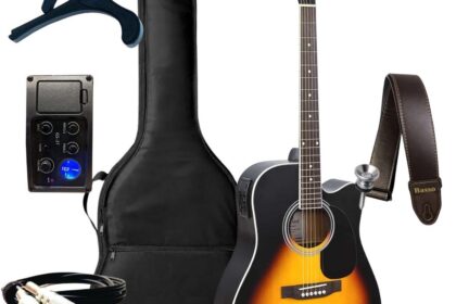 Kit Violao Giannini Elétrico Folk Gd1 Gdc1 Eq + Acessórios
