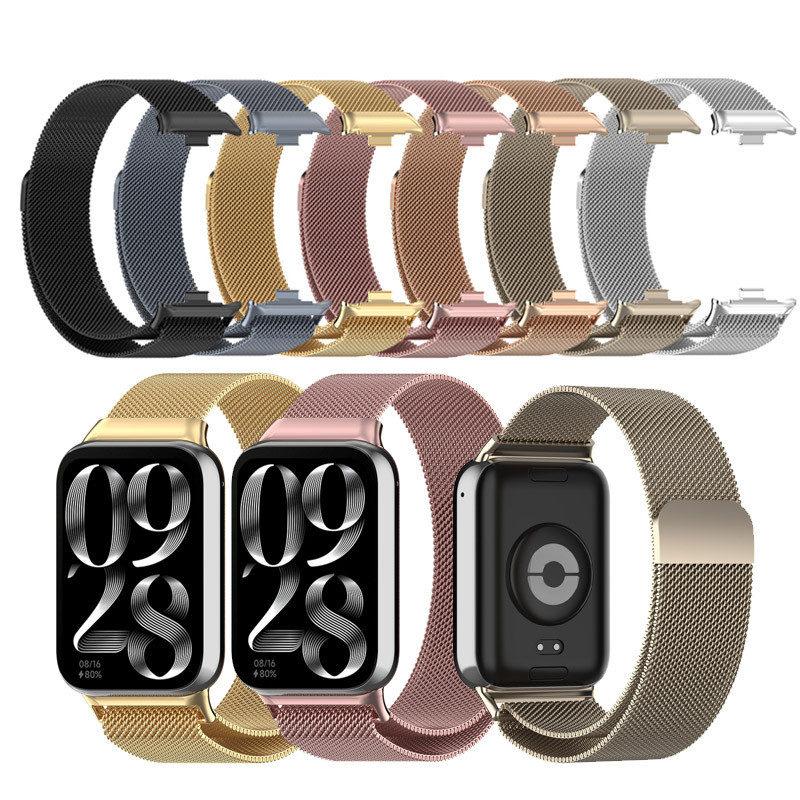 Pulseira De Aço Inoxidável Para Relógio , Magnética Milanesa Xiaomi Mi Band 8 Pro 9