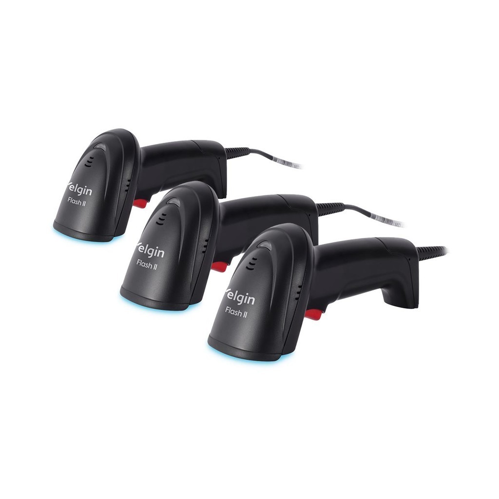Kit Leitor Elgin Flash 1D USB - 3 Unidades
