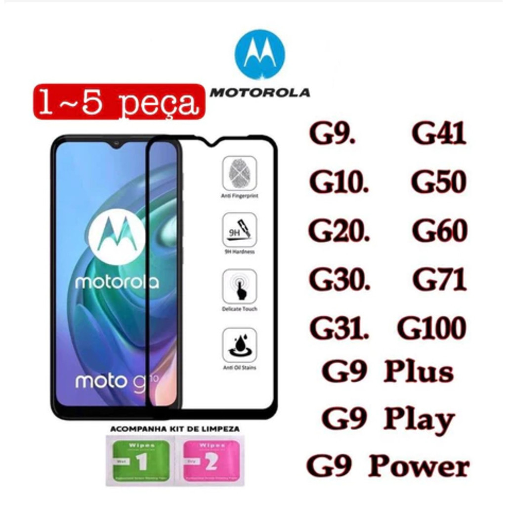 Película De Vidro 3D Para MOTO G9 G9PLUS G9PLAY G9POWER G10 G20 G30 G50 G60 G100 G31 G41 G51 G71 HI