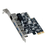 Placa Controladora 3 x Usb 3.0 Pci Express 10/100/1000 Mbps KP-PL908