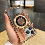 Capa Para REALME C63 C61 NOTE 60 2024 4G De Telefone À Prova De Choque 3D Novo design Estético Claro Com Suporte Nova Ma