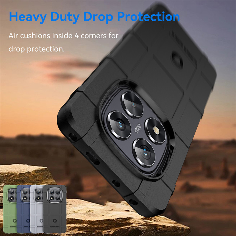 Capa Rígida À Prova De Choque Para Xiaomi Redmi Note 14 Pro Plus 14C 4G Note14 Pro+ 5G Anti-knock Proteção Total Fosca