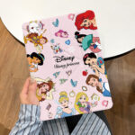 Disney Princess 10a Geração 3 + Y Dobrável air 6 Tablet Case pro iPad Com slot Caneta 5/4/9/8