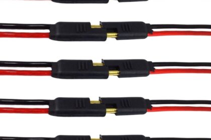 Conector 2 Vias Technoise Fio 4,0mm - Pacote Com 5 Peças