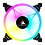 Ventoinha Acegeek Crystal, 120mm, ARGB, Preto, AG-CRYSTAL-BK