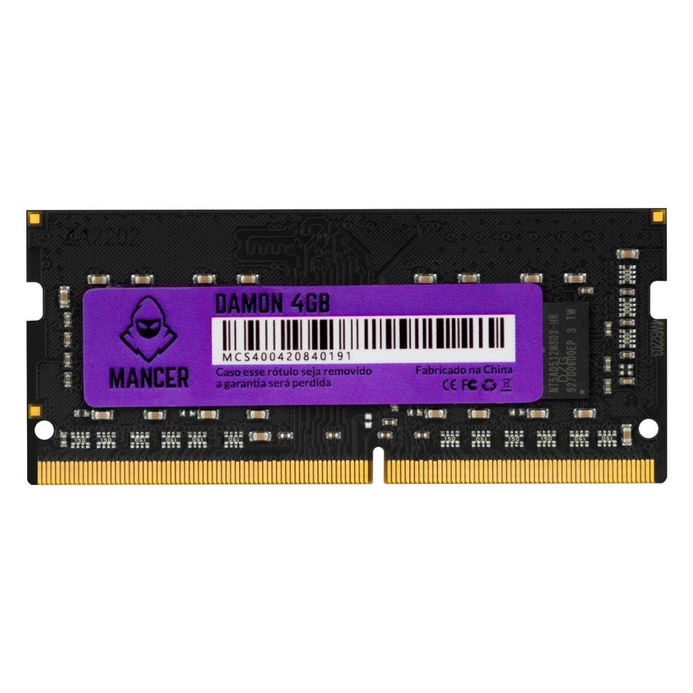 Memoria Notebook Mancer Damon, 4GB (1x4GB), DDR4, 2666MHz, C19, MCR-DMN-4GB