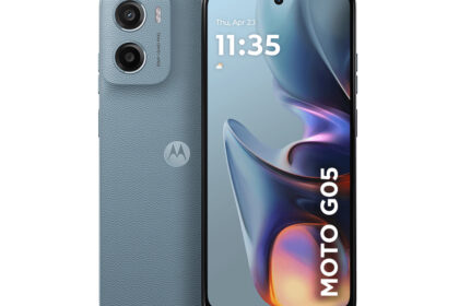 Smartphone Motorola Moto G05 128GB, 4G, 12GB RAM Boost, Camera 50MP, Tela 6.7" - Cinza Vegan Leather