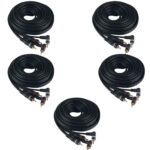 Kit 5 Cabos Rca 5 Metros Kx3 Para Carros