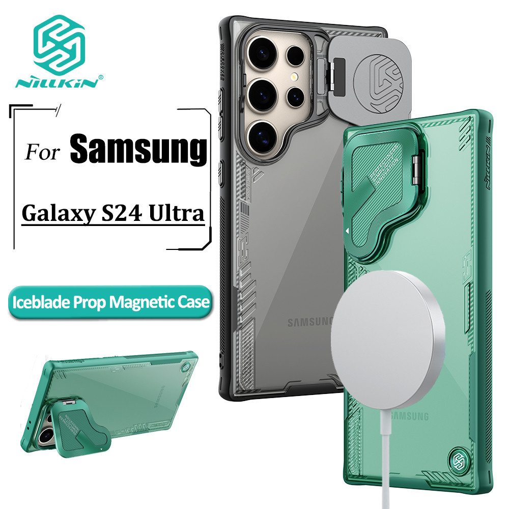 Capa Magnética Nillkin Iceblade Prop Propulsora Para Samsung Galaxy S24 Ultra Phone Protetora De Lente (Somente Com Função De Sucção)