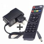 Kit Fonte Universal Para Smart Box + TVControle Universal Para Smart Box TV