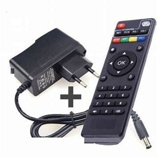 Kit Fonte Universal Para Smart Box + TVControle Universal Para Smart Box TV