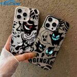 Tendência Anime Pokémon Gengar Capa De Telefone Fosca Para Realme 11 12 Pro + 12X C67 C65 C33 C31 C63 C61 C53 C51 C55 C21Y C25Y C35 C25S C15 C17 Premium À Prova De Choque