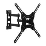 Suporte Articulado Para TV Zinnia Rubra T100, 14 Pol. a 65 Pol., Preto, ZNO-RBRAT-BL01