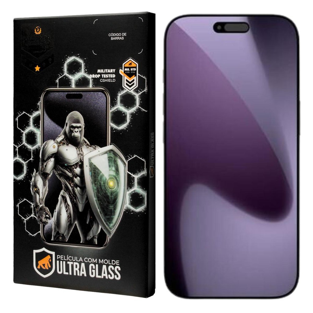 Película para iPhone 17 Pro Max - Ultra Glass - Preta - Gshield