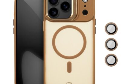 Capa case capinha para iPhone 17 Pro - MagSafe Titanium Desert - Gshield