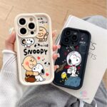 Agradável Dos Desenhos Animados Snoopy Caso Para Redmi Nota 14 Pro 14C Note13 12 11 10 10S 13C 12C A3 10C 9s Note8 X6 Ca