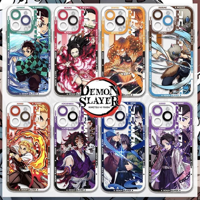 Capa De Telefone Para Redmi Note 13 Pro 5G 12 4G Plus 12S 12 13 13C 12C Demon Slayer Kamado Tanjirou Rengoku Kyoujurou T