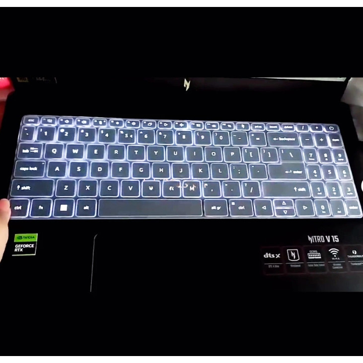 Laptop Para Jogos Acer Nitro V 15 ANV15-51-54Y9 Aspire 7 A715-76G-53X1 2023 5 A515-57-54UD AMD 15.6'3 A315-59-71HF 51ET Capa Protetora De Teclado