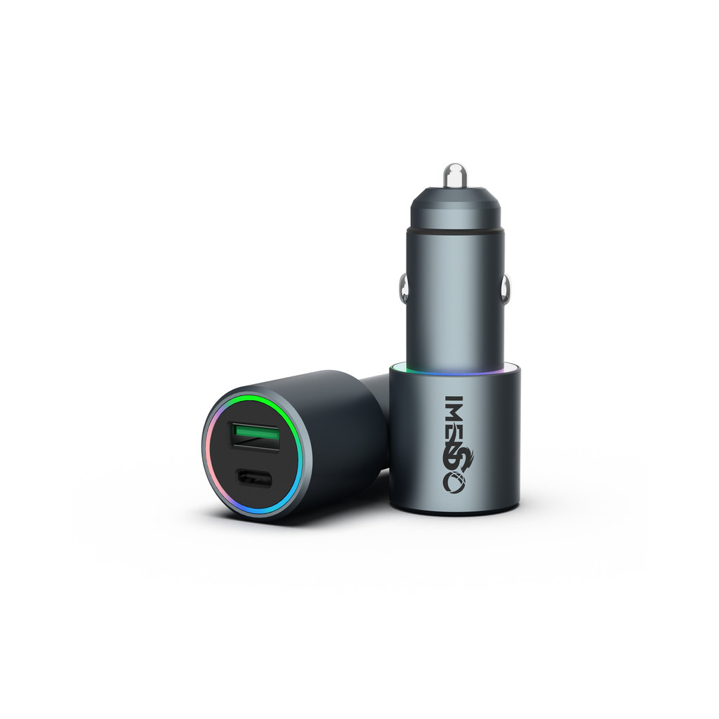 Carregador Veicular Imenso Original 53w Fast Charge Turbo Type-c/Lightning iPhone 6/7/8/X/11/12/13/14