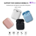 Fone Sem Fio Intra-Auricular Bluetooth i12 Tws Inpods Macaron
