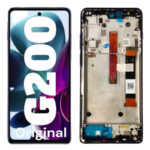 Frontal Tela Moto G200 Xt2175 Premium Vivid Top Qualidade Pronto Entrega + Película 3D