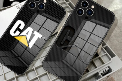 BK-1 Escavadeira C-Caterpilar Cat Phone Case Vidro Temperado Para IPhone 17,15 14 11 12 Pro Plus 13 Samsung S24 Ultra S2