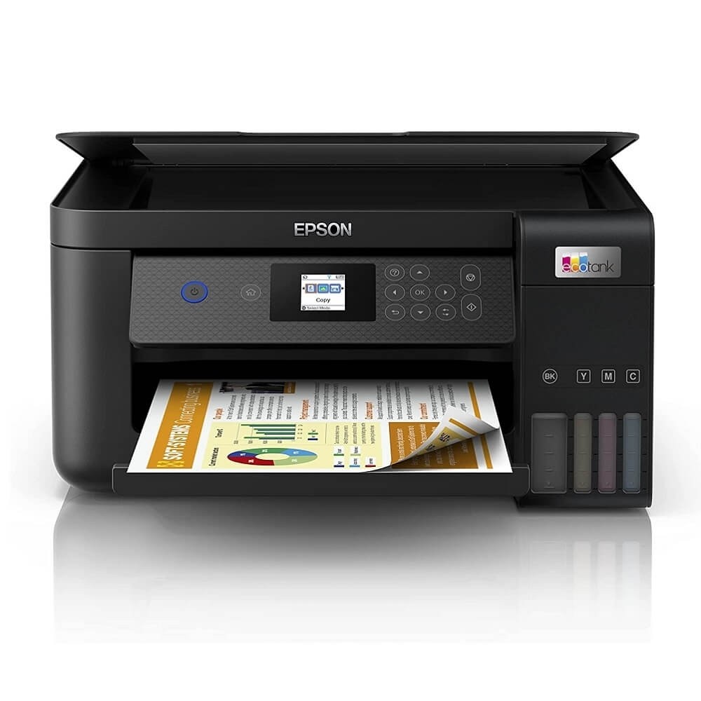 Multifuncional Epson Eco Tanque L4260 Color Wi-fi Bivolt Frente e Verso Visor LCD - Preta