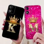 Motorola Moto E13 Caso Preto Moda Estética Az Carta Silicone Macio Capa Traseira E13 De Telefone À Prova De Choque