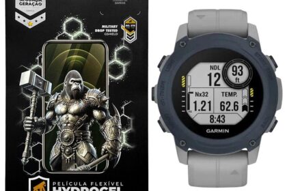 Película Protetora Garmin Descent G1 – Gshield Hydrogel HD, Fina, Transparente e Resistente