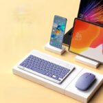 Kit Teclado E Mouse Bluetooth 5.2 Recarregavel Compatível Pc iPhone Android