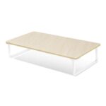 Suporte para monitor SAIJI D1 Altura 135 mm Carvalho