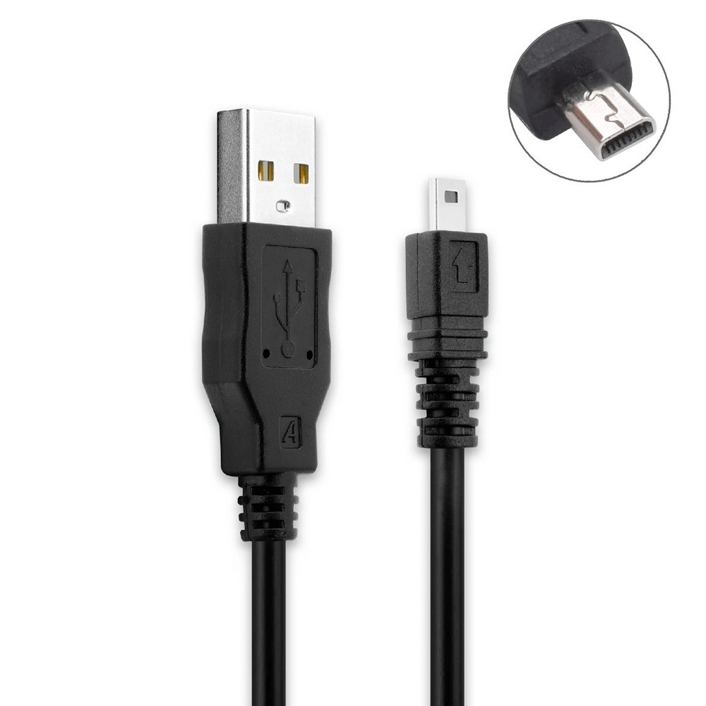 Cabo Mini-USB (8 Pin) x USB 2.0 para Câmeras FujiFilm FinePix