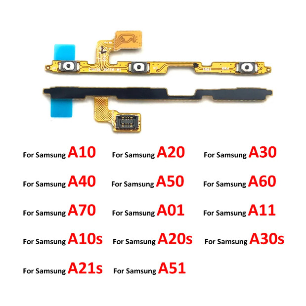 Flex Botão Power Volume A10S A10 A20 A30 A50 A70 A31 A01 A11 A20S A51 A02 A02S A30S A22 A32 A014 A04E A03 CORE A03S A21S