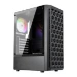 Gabinete Gamer Aigo DarkFlash DK300, Mid-Tower, Lateral de Vidro, Com 4 Fans, Preto, DK300-BK