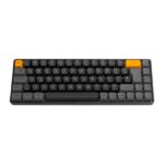 Teclado Mecanico Aigo GD68 Brown Sugar, Wireless, Switch Azul, Preto e Cinza, GD68-BS-BL