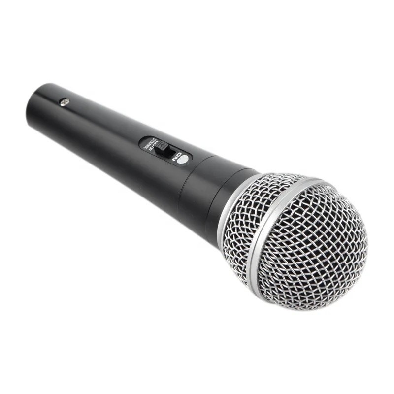 Microfone Fio Dinâmico Profissional Metal Cabo 5 Metros KEEDI-MIC416