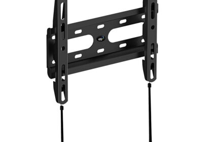 Suporte Fixo para TV/Monitor, 15" a 55", Trava Automática, Nível Bolha, Até 45kg, Preto, FIX200, ELG