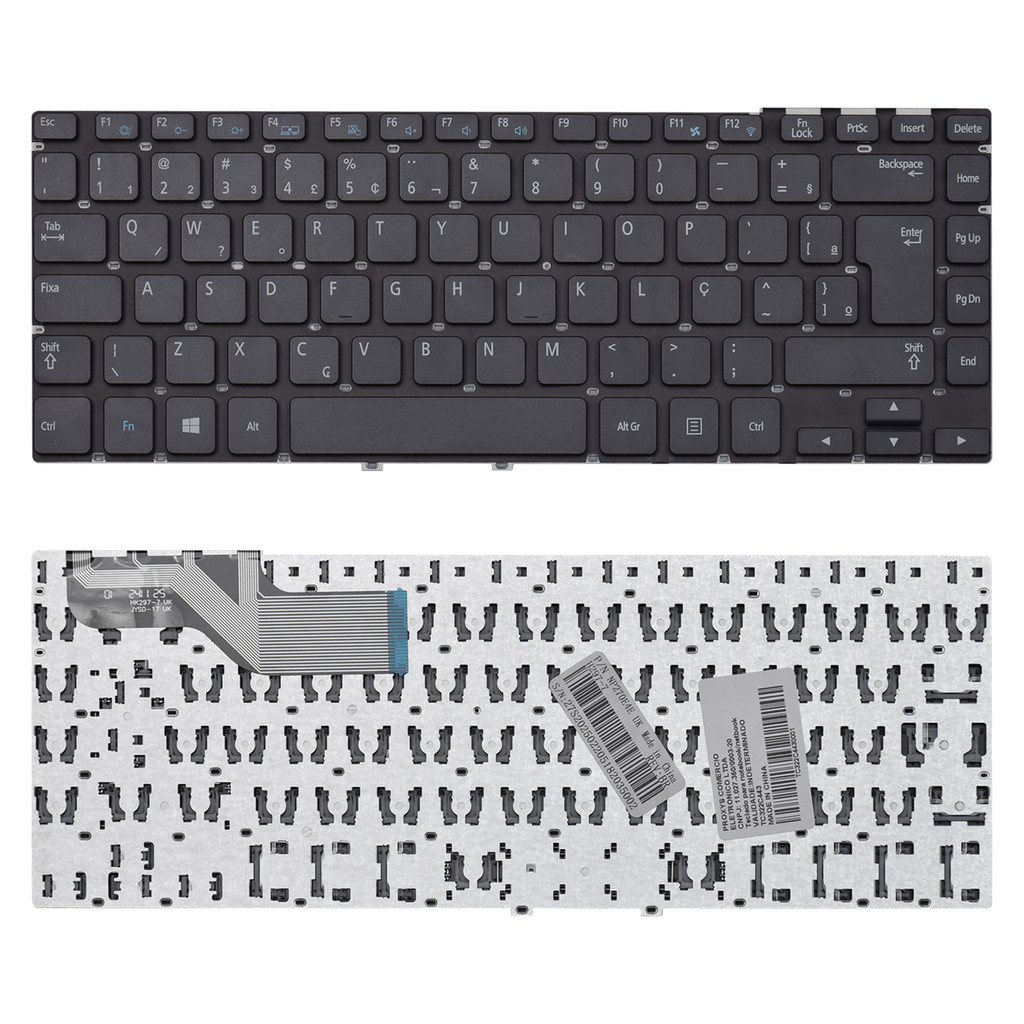 Teclado para Notebook Samsung NP275E4E-KD1BR NP275E4E-KD2BR NP275E4V-K01ID | Preto ABNT2