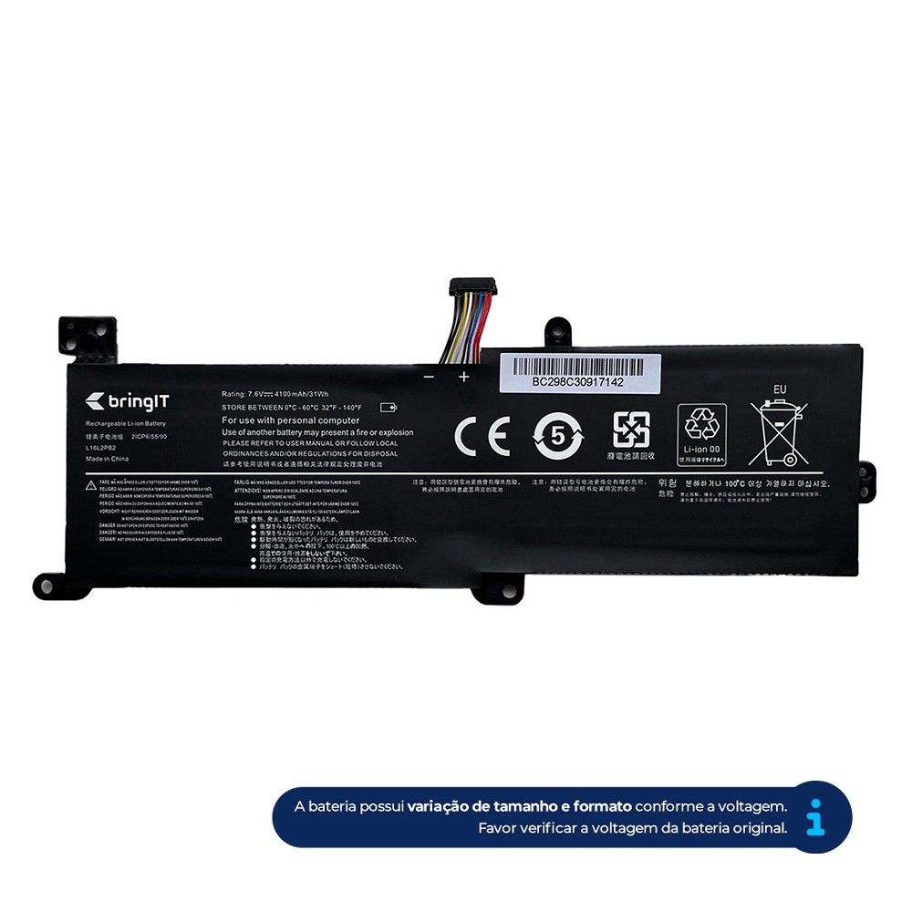 Bateria para Notebook Lenovo Ideapad 320-14AST | 4100 mAh