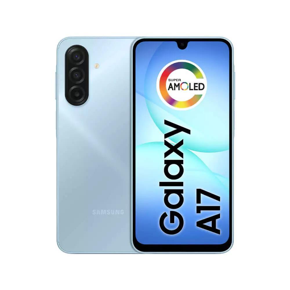 Smartphone Samsung Galaxy A17 4G 256GB 8GB RAM Azul + Ubook Kit Livros Digitais