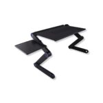 Suporte articulado para notebook com mousepad | Preto