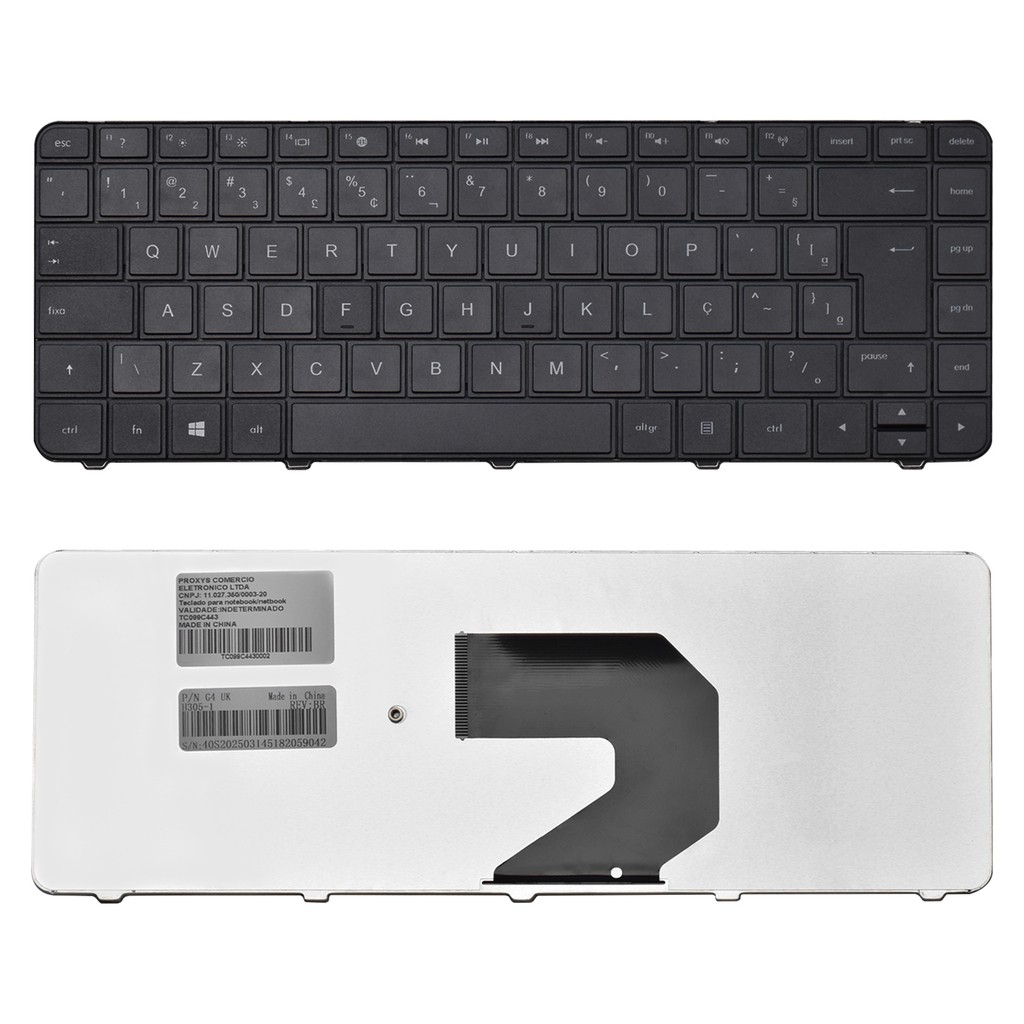 Teclado para Notebook HP Part Number SN3112 | Preto ABNT2